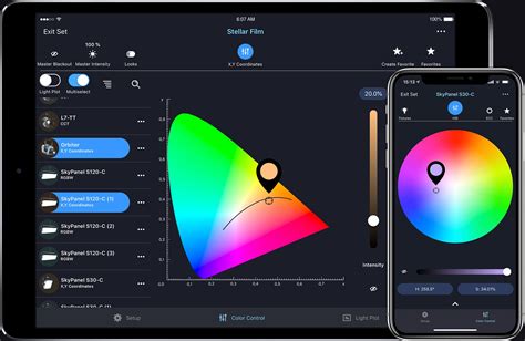 Stellar. The intelligent lighting control app from ARRI.