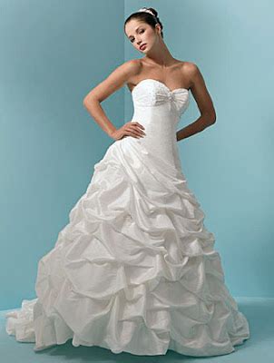 Beading Embellished Ruffled Bridal Gown