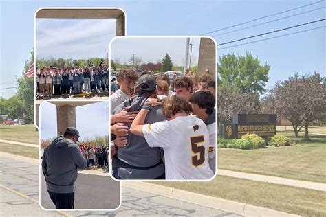 Michigan Students Cheer For Coach After Final Cancer Treatment