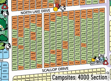 Oceano Campground Map