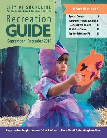 Shoreline Parks Fall 2019 Recreation Guide by City of Shoreline - Issuu