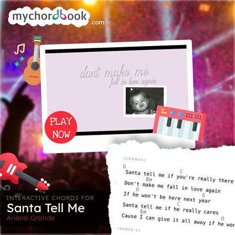 Ariana Grande - Santa Tell Me Chords