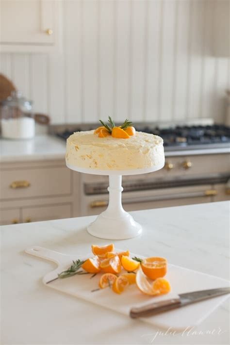 Mandarin Orange Cake Made from Scratch Without a Cake Mix