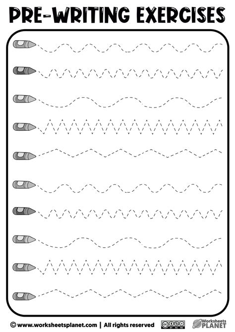 Pre Writing Activities For Kindergarten