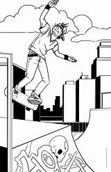 Skateboard Logo Coloring Pages sketch template