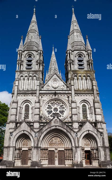 Ireland, County Cork, Cork City, St. Fin Barre's Cathedral, 19th century, exterior Stock Photo ...