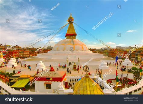 Sunset Boudhanath Stupa Kathmandu Nepal Stock Photo 643770787 | Shutterstock