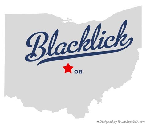 Map of Blacklick, OH, Ohio