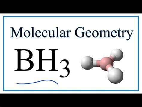 BH3 molecular geometry, lewis structure, bond angle, hybridization