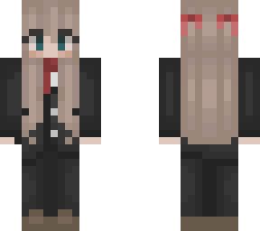 suit girl | Minecraft Skin