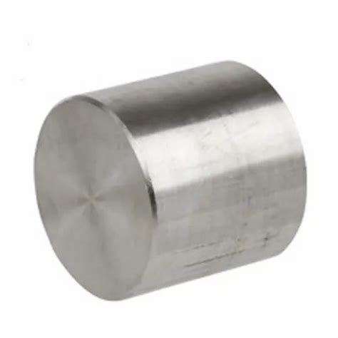 Stainless Steel Forged Threaded Cap, For Industrial, Head Type: Round ...