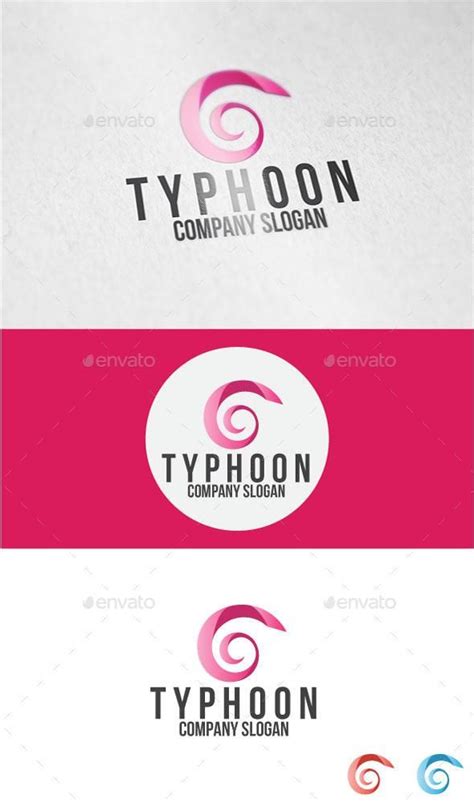 Typhoon Logo | Logo design template, Abstract logo, ? logo