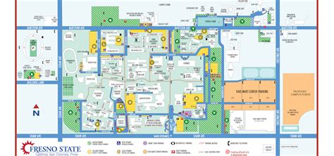 Fresno State Campus Map - Map Worksheets