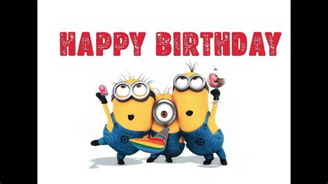 Minions Happy Birthday Song - Funny Minions Birthday Song - YouTube