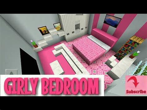 GIRLS BEDROOM || tutorial minecraft - YouTube