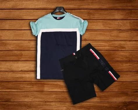 Men's Cotton Single Jersey T-Shirt And Short Combo at Rs 990.00 | Pure Cotton Men T-shirts, Men ...