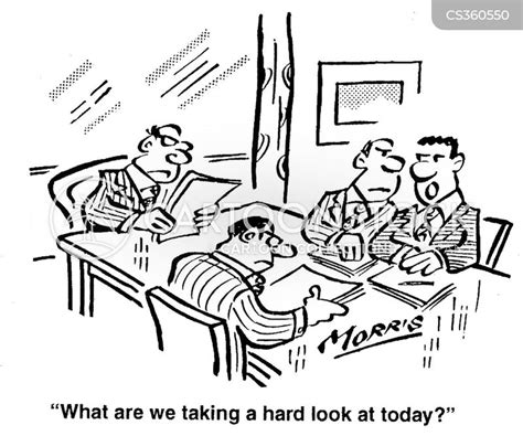 Business Agenda Cartoons and Comics - funny pictures from CartoonStock