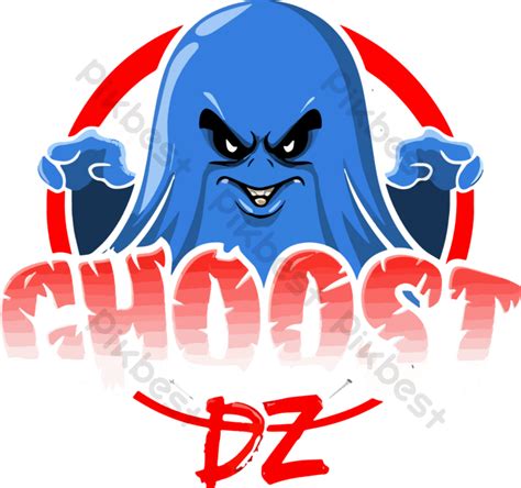 Ghost Gaming Mascot Esport Logo Design PNG Images | EPS Free Download - Pikbest