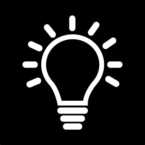 Sign of Bulb icon 573456 Vector Art at Vecteezy