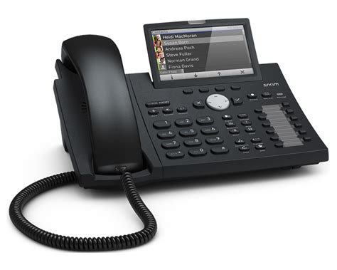 Snom D375 IP Phone with 4.3" high resolution backlit colour display