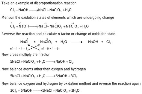 Disproportionation Reaction: Definition And Examples, 47% OFF