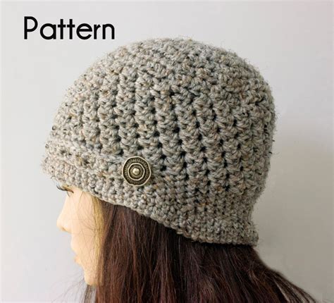 Cloche Hat Crochet Pattern Instant Download Easy Hat