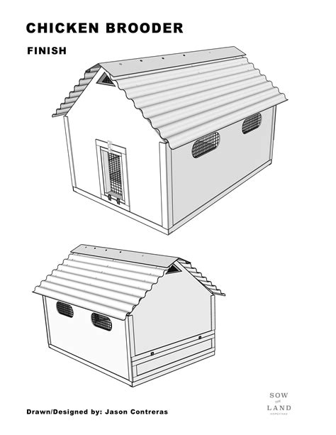 Chicken Brooder Plans — SOW THE LAND