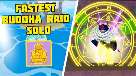 Cyborg v4 + Buddha [Blox Fruits FASTEST Time On Buddha Raid] - YouTube