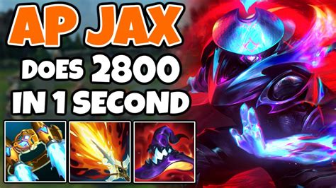 I tried FULL AP JAX MID... He can deal 2800 in 1 second | 13.1 - League of Legends - YouTube