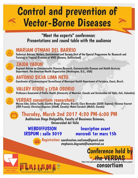 Webconference: Control and prevention of vector-borne diseases