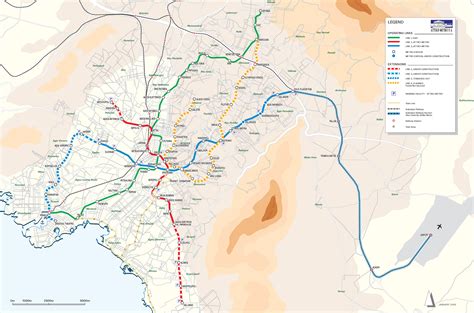 Athens metro map