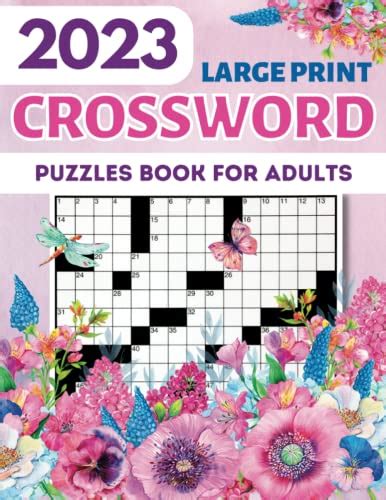 2023 Crossword Large Print Puzzles Book For Women: Mom Crossword Puzzles Book Large Print, 90 ...