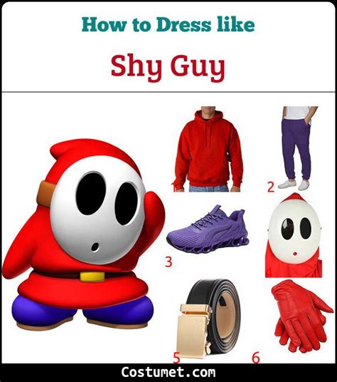 Shy Guy (Mario) costume for Cosplay & Halloween 2022 in 2022 | Mario halloween costumes, Shy guy ...