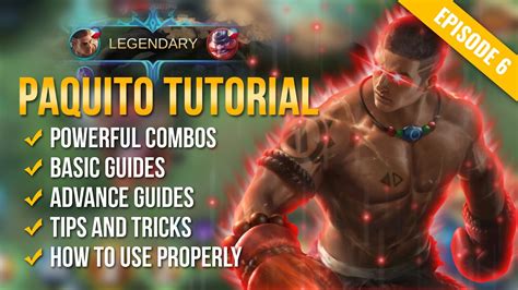 PAQUITO Best Tutorial & Guide 2021 (English): Skills, Combo, Tips & Tricks | Mobile Legends | ML ...