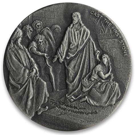 Biblical Stories series from Scottsdale Mint continues on with Cast the First Stone - AgAuNEWS