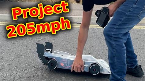 World's FASTEST RC Car project 1st run - YouTube