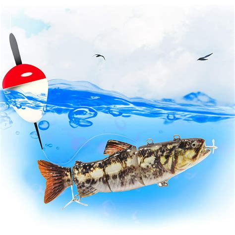 UFISH Robotic Fishing Lure 5.12" Animated USB Swimming Fishing Lure - Walmart.com