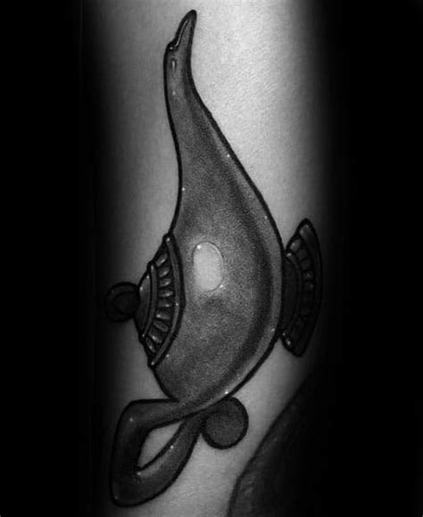 30 Genie Lamp Tattoo Designs For Men - Spirit Ink Ideas