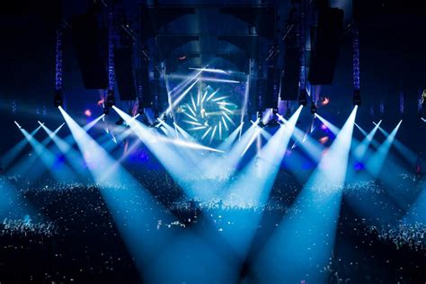 Wallpaper Concert, Stage Lighting, Stage, Lighting, Blue, Background - Download Free Image