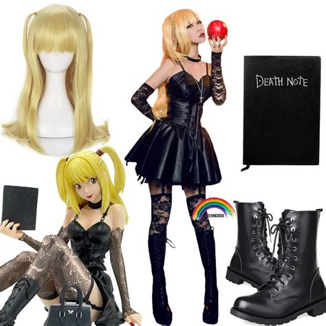 DEATH NOTE Misa Amane Cosplay Costume Outfits Halloween Carnival Suit | ubicaciondepersonas.cdmx ...