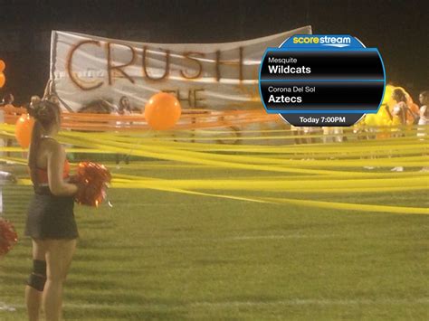 The Corona Del Sol Aztecs defeat the Mesquite Wildcats 20 to 8 - ScoreStream