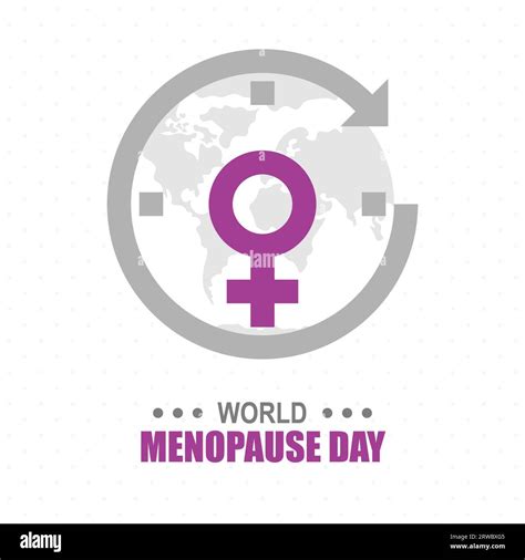 World Menopause Day background. Health Women. Vector illustration Stock Photo - Alamy