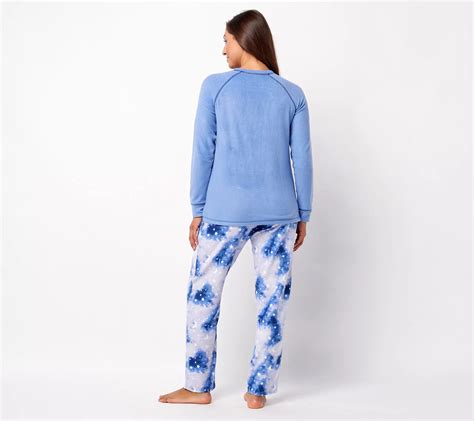 Cuddl Duds Fleecewear with Stretch Pajama Set - QVC.com