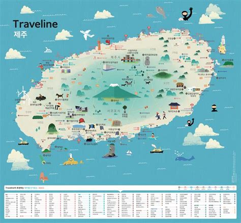 Jeju Island Attractions Map - Ireland Map