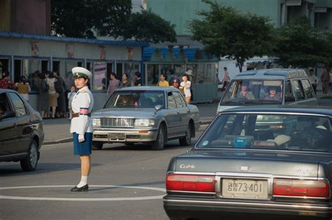 Earth and Space News: Pyongyang Traffic Features Traffic Conductors and ...