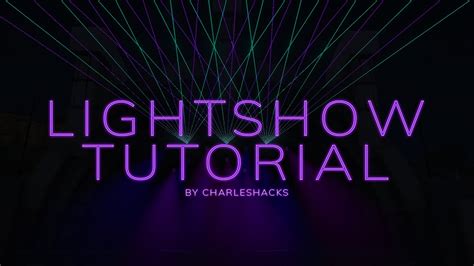 Lightshow by CharlesHacks - How to Use - FiveM DJ Stage Light Script - YouTube