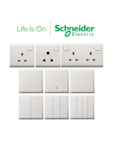 Schneider Pieno Series Switches & Sockets with SIRIM – SLW Lighting