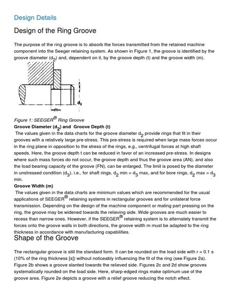 Seeger Ring | PDF | Applied And Interdisciplinary Physics | Manufactured Goods