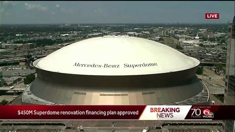 $450M in New Orleans Superdome upgrades approved by state