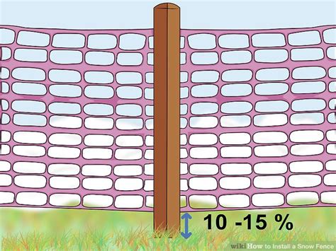 Snow Fence Installation Instructions